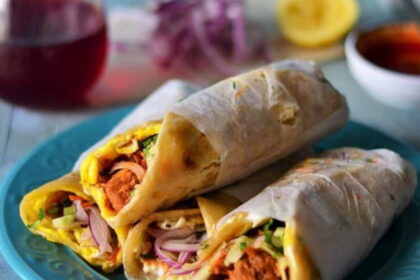 Chicken Tikka Paratha Roll