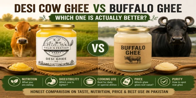 Desi Cow Ghee vs Buffalo Ghee